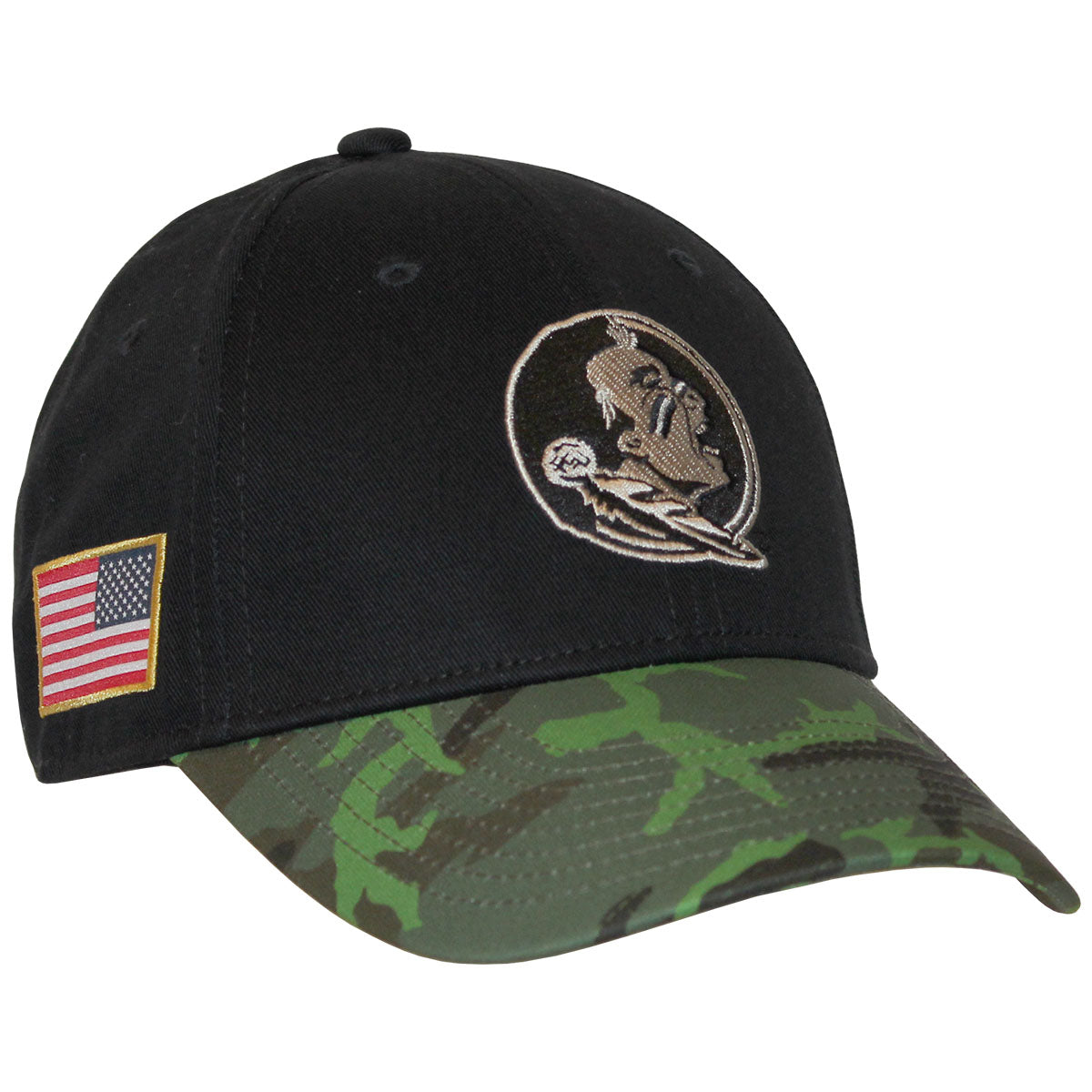 Nike Seminole Logo L91 Military Cap Black Camo