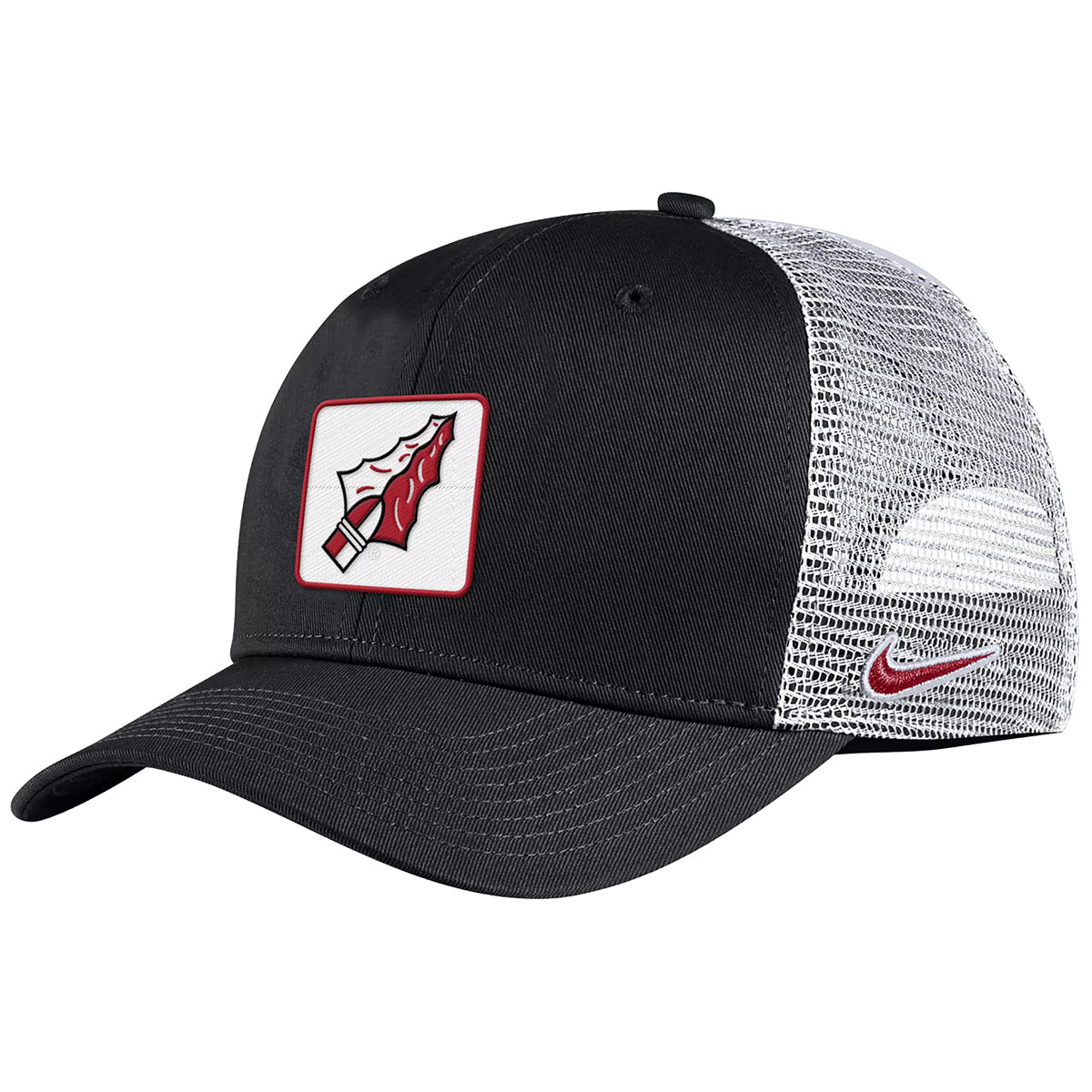 Nike Vault Arrowhead Woven Patch C99 Adjustable Trucker Cap Black