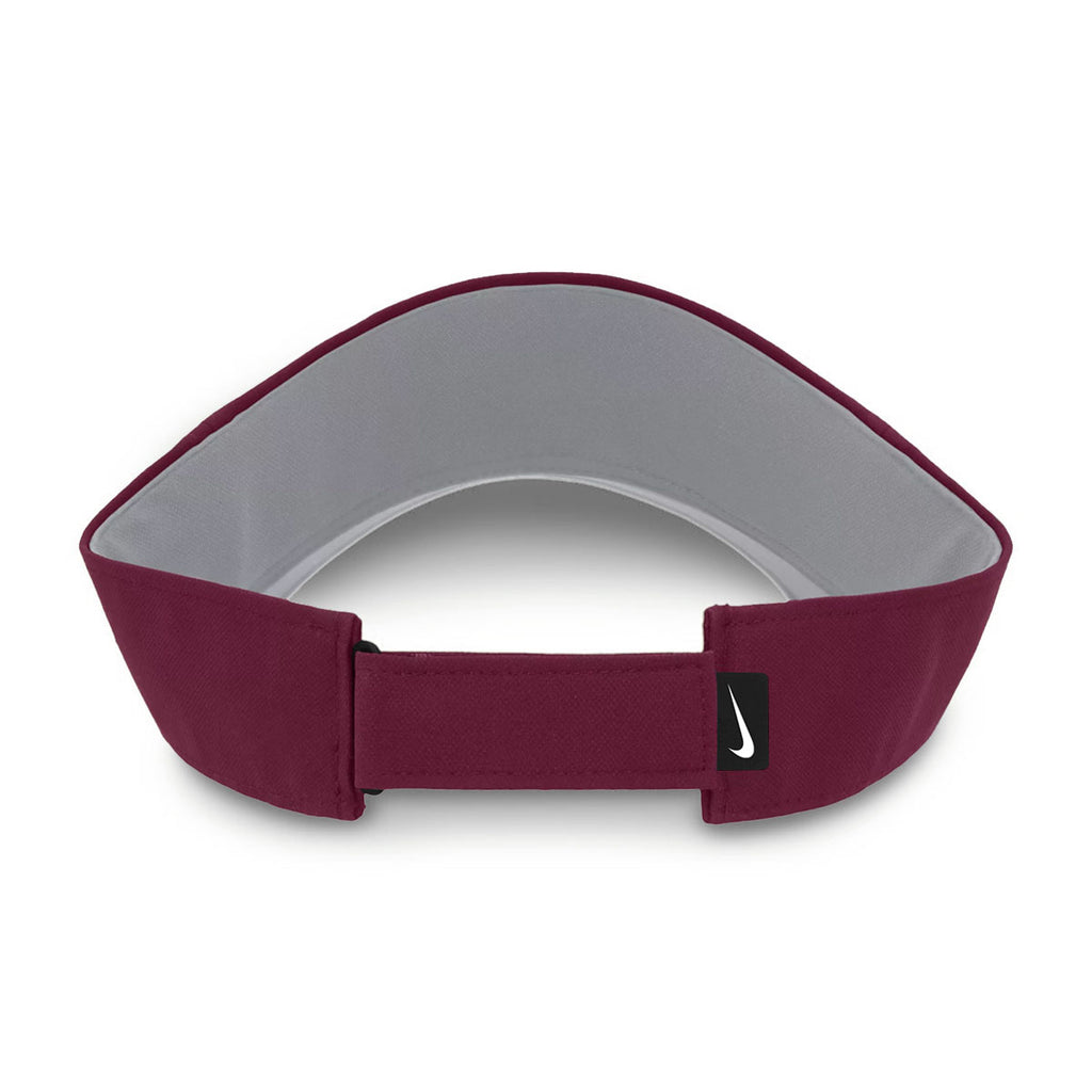 Nike Men's Seminole Logo/Florida State Dri-fit Adjustable Ace Visor - Garnet