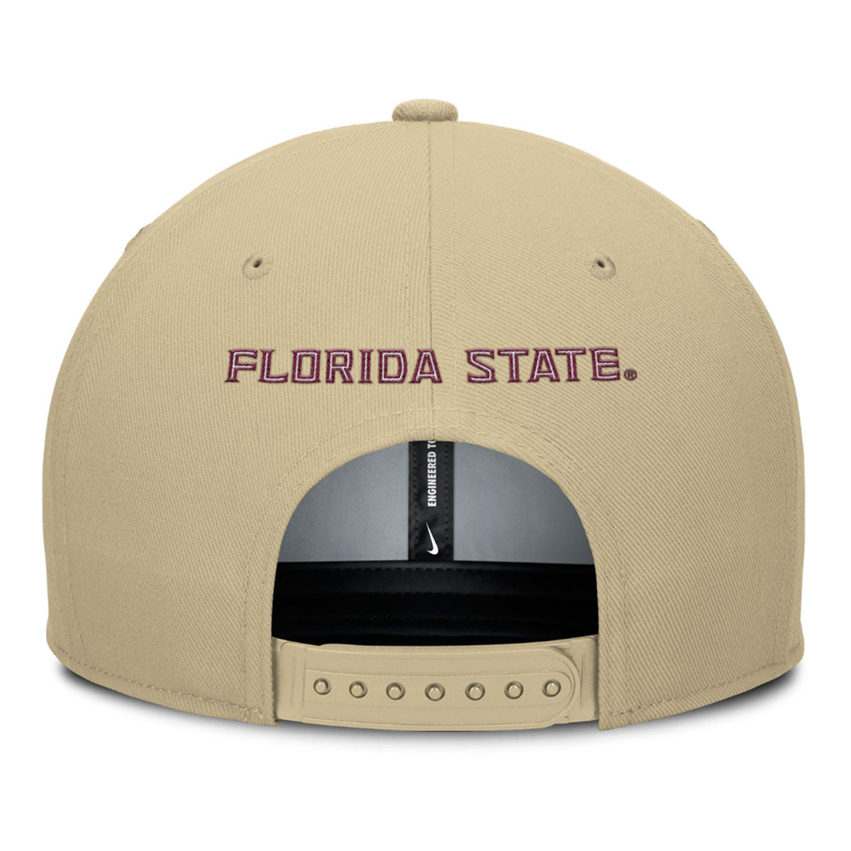 Nike Men's Seminoles/Seminole Logo Dri-fit Pro Primetime Adjustable Flatbill Hat - Vegas Gold