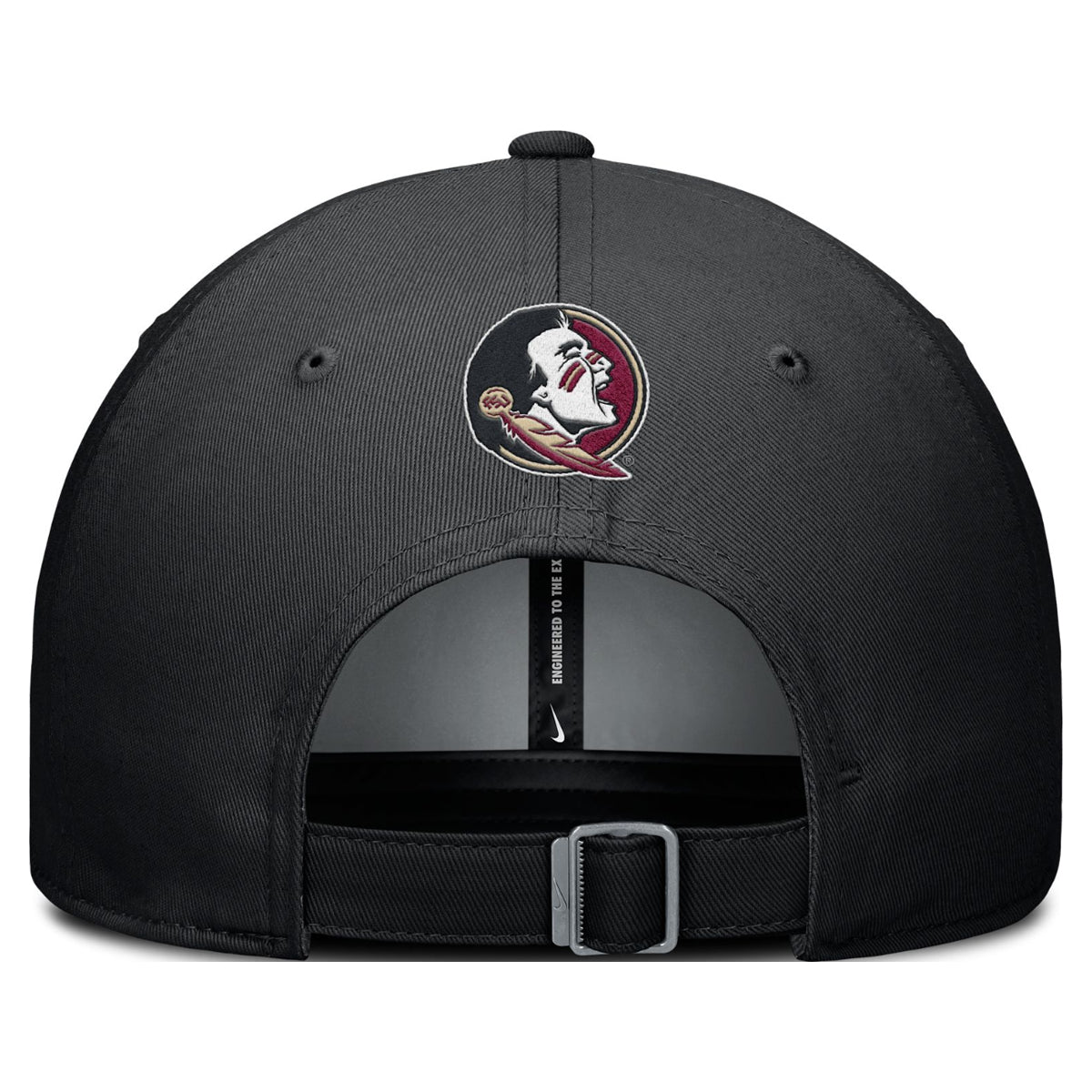 Nike Men's Seminoles Adjustable Dri-fit Club Academic Hat - White/Black