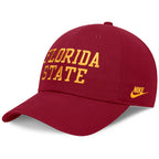 Nike Men's Vault Florida State Adjustable Club Academic Unstructured Hat - Crimson