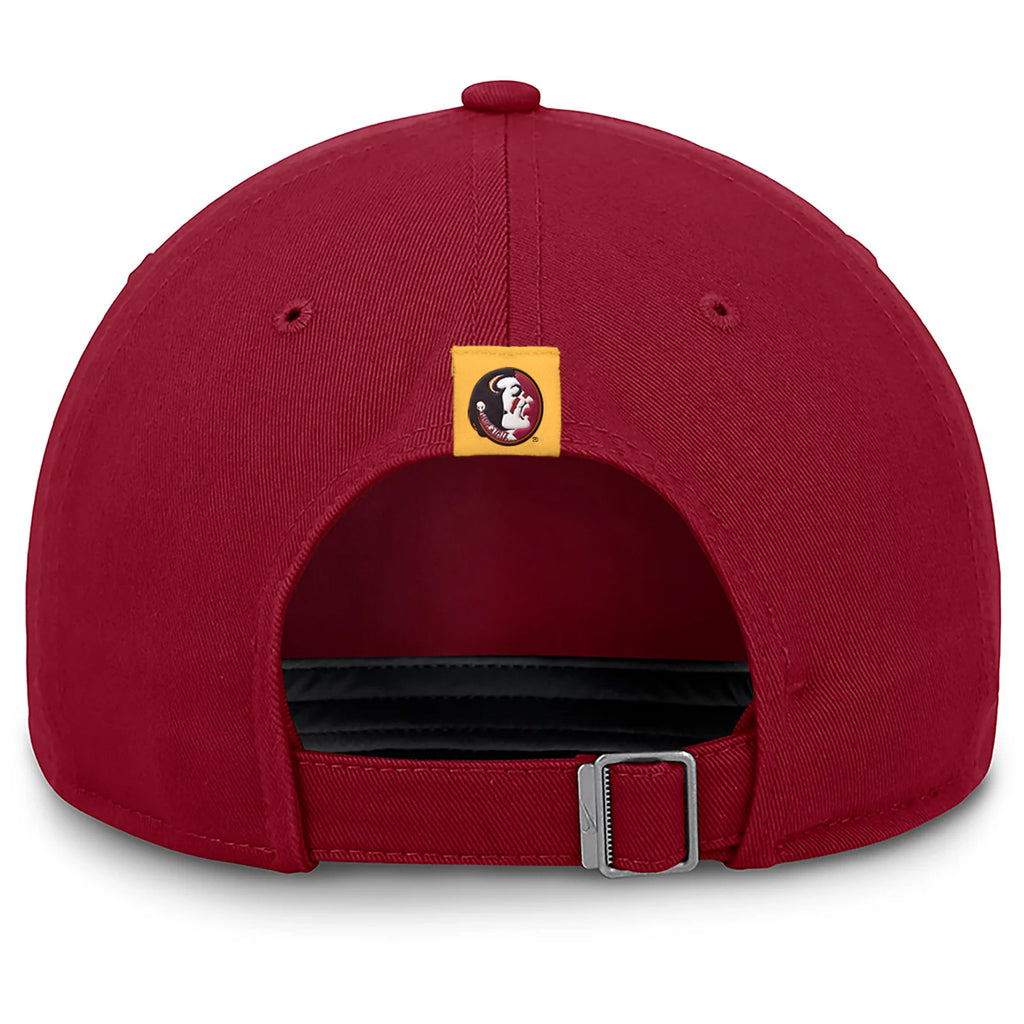 Nike Men's Vault Florida State Adjustable Club Academic Unstructured Hat - Crimson