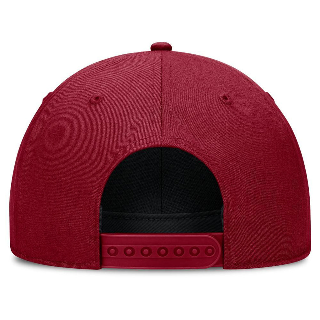 Nike Men's Vault Seminole Logo/Florida State Seminoles Adjustable Rise Academic Hat - Crimson