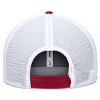 Nike Men's Vault Florida State/Seminole Logo Adjustable Dri-fit Pro Academic Trucker Hat - Crimson/White