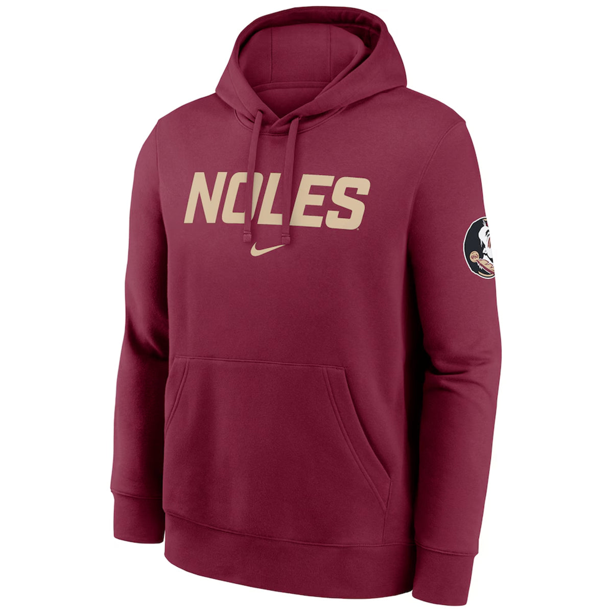 Nike Men's Noles Club Fleece Hood - Garnet