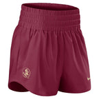 Nike Women's Seminole Logo Dri-fit Performance Short - Garnet