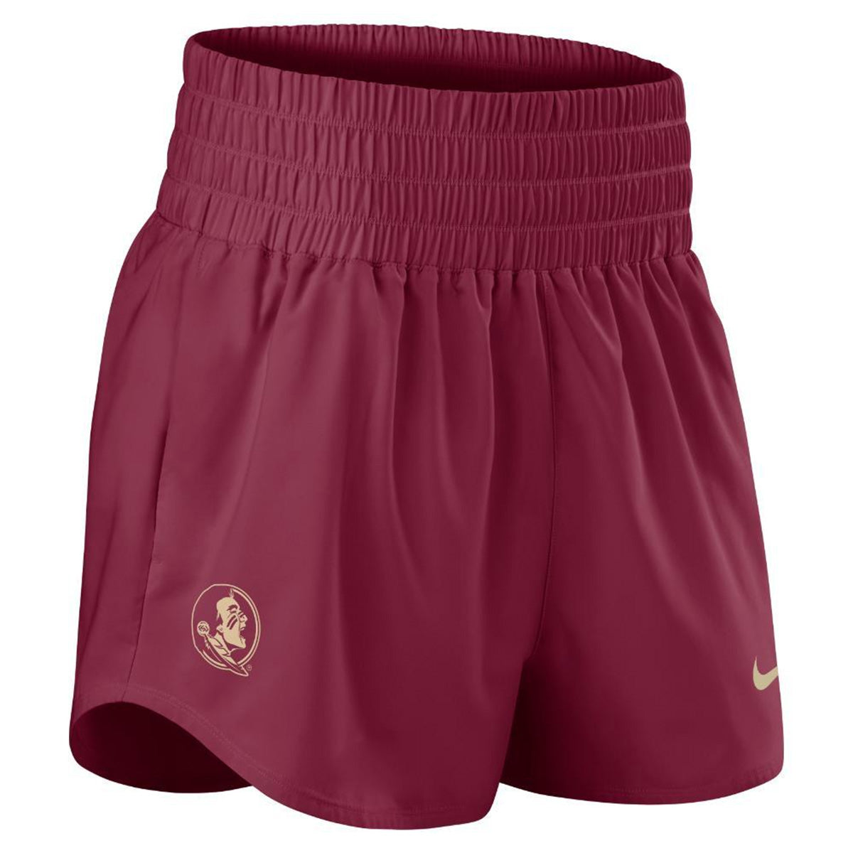 Nike Women's Seminole Logo Dri-fit Performance Short - Garnet