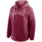 Nike Women's Seminoles Dri-fit Hooded Pullover - Garnet