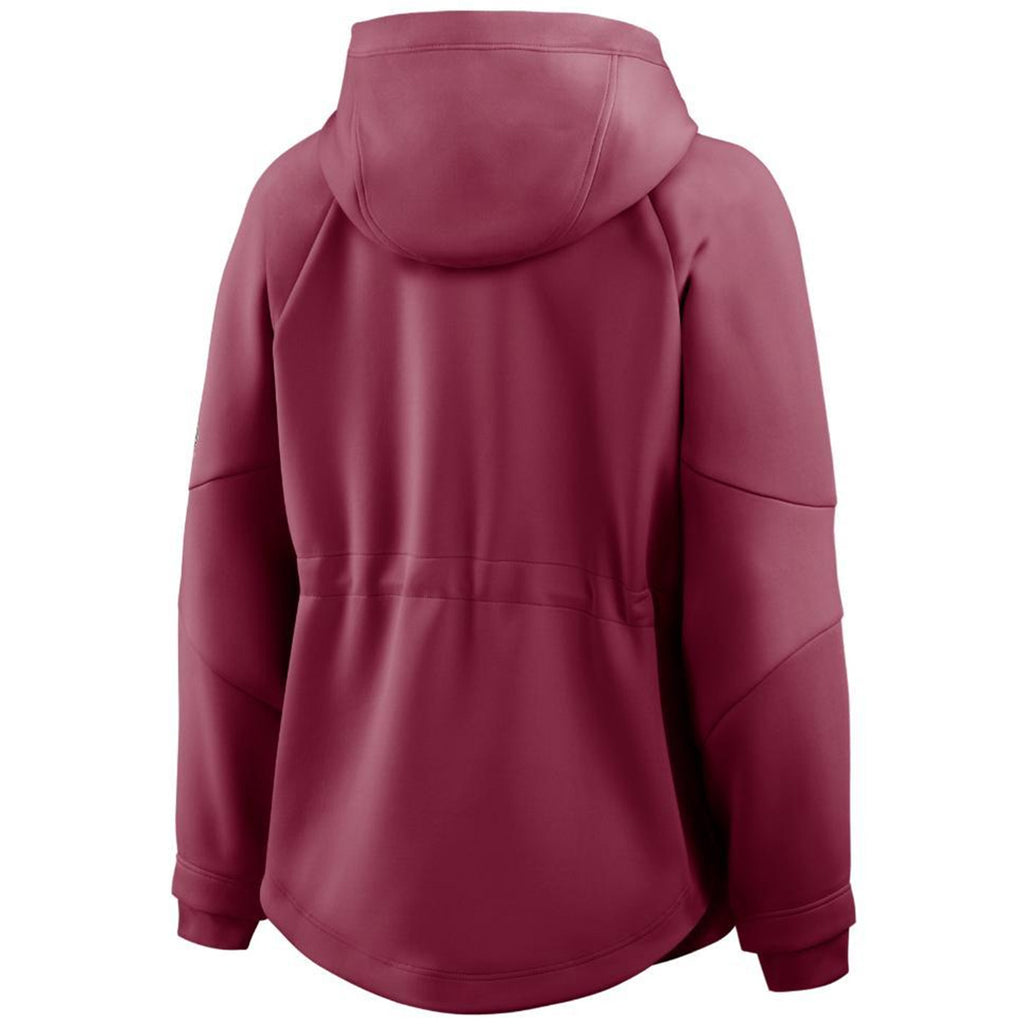 Nike Women's Seminoles Dri-fit Hooded Pullover - Garnet