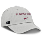 Nike Men's Florida State Adjustable Club Off-Field Hat - Grey