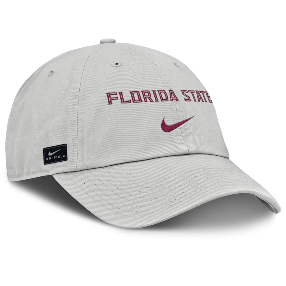 Nike Men's Florida State Adjustable Club Off-Field Hat - Grey