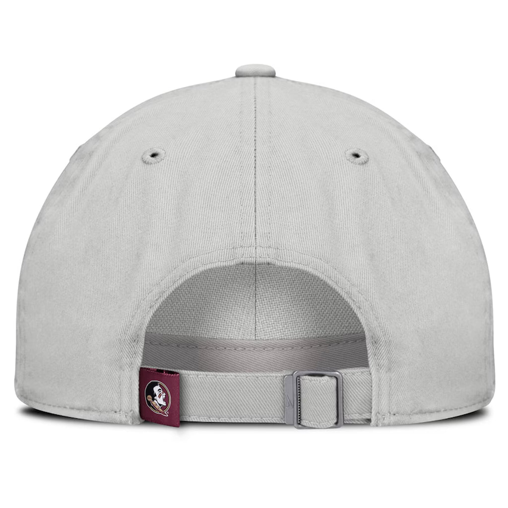 Nike Men's Florida State Adjustable Club Off-Field Hat - Grey