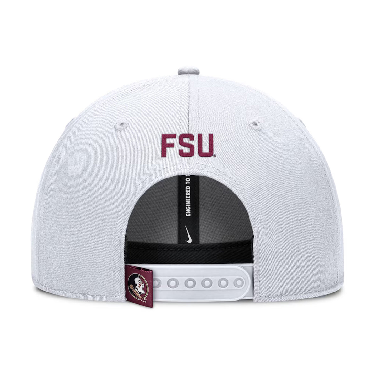 Nike Men's Seminoles Rise Gameday Adjustable Hat - White