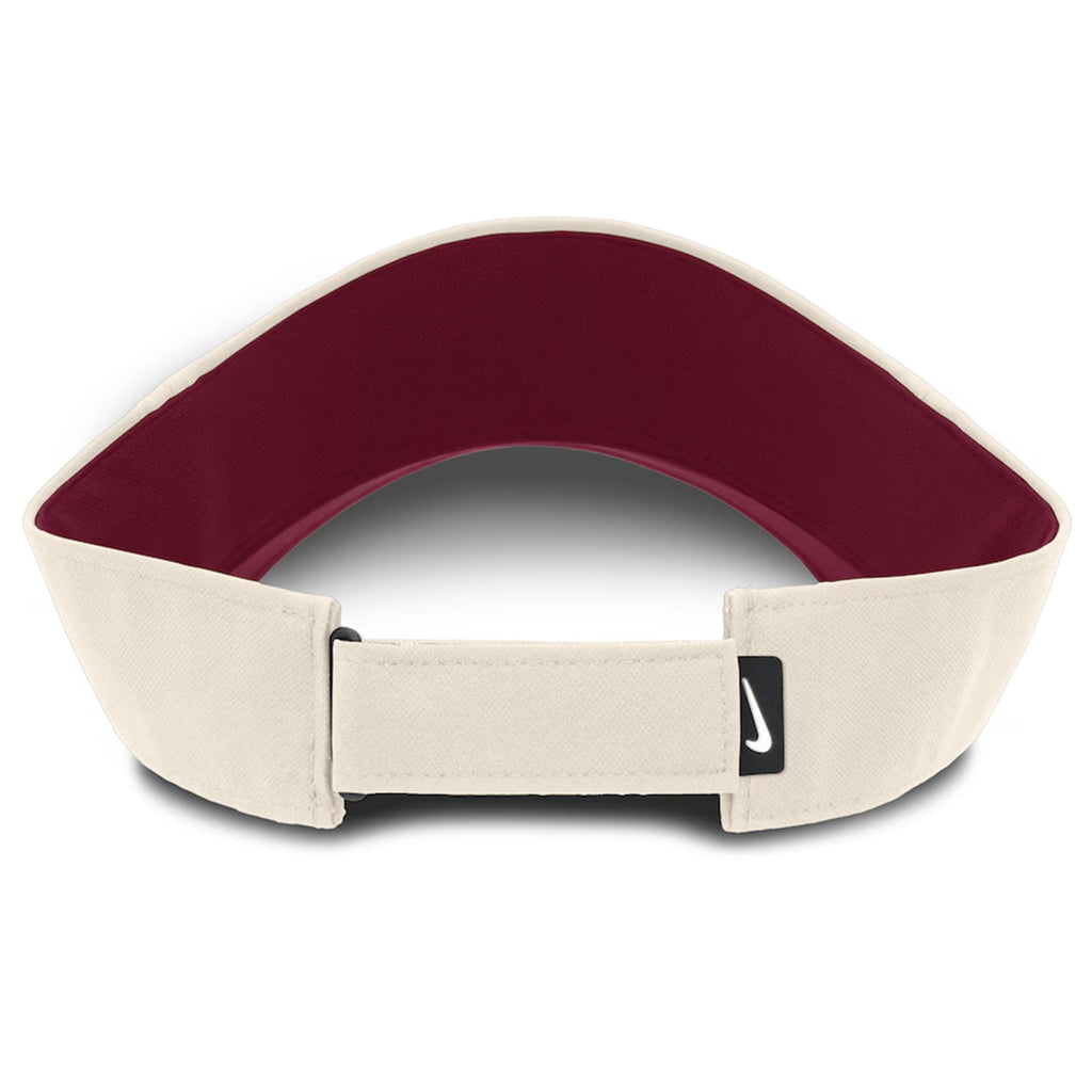 Nike Stacked FSU Dri-fit Ace Primetime Adjustable Visor - Natural