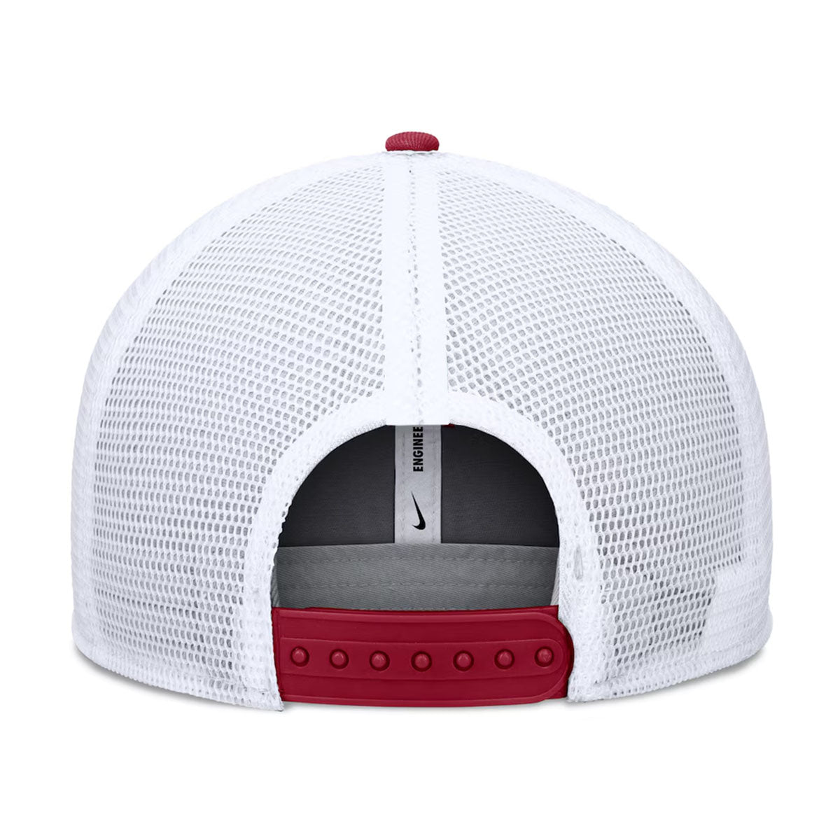 Nike Men's Vault Florida State/Seminole Logo Adjustable Dri-fit Pro Academic Meshback Snapback Trucker - Crimson/White