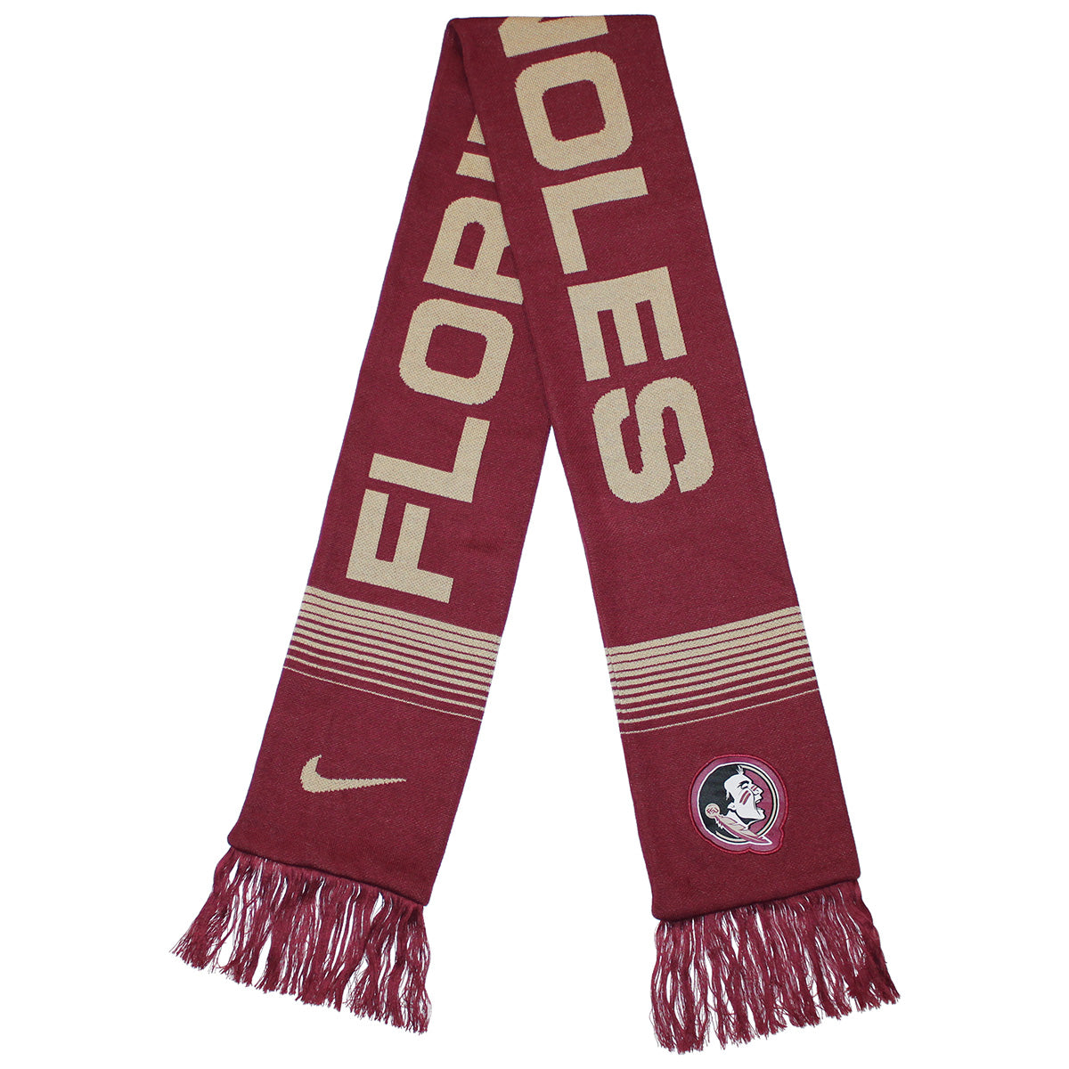Nike Florida State Seminoles/Seminole Logo Local Verbiage Scarf - Garnet
