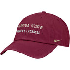 Nike Men's Florida State Women's Lacrosse Adjustable Club Hat - Garnet