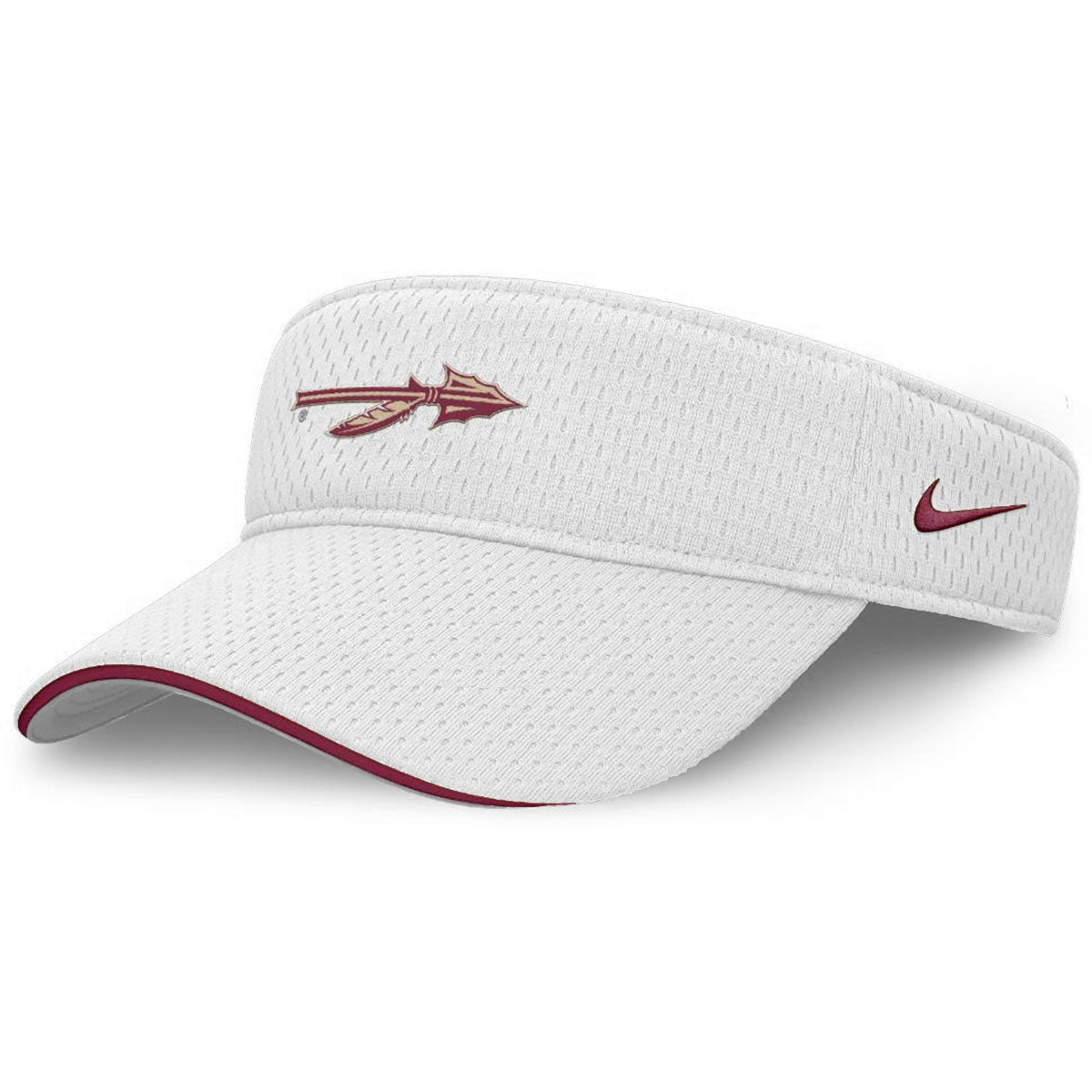 red and white nike visor