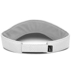Nike Spear/Interlocking FS Logo Adjustable Softball Ace Visor - White