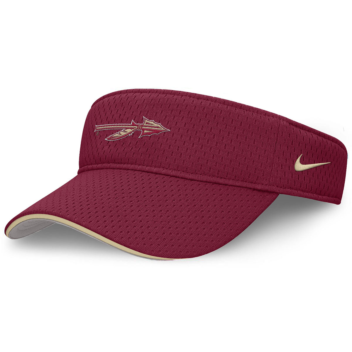 Nike Spear/Interlocking FS Logo Adjustable Softball Ace Visor - Garnet