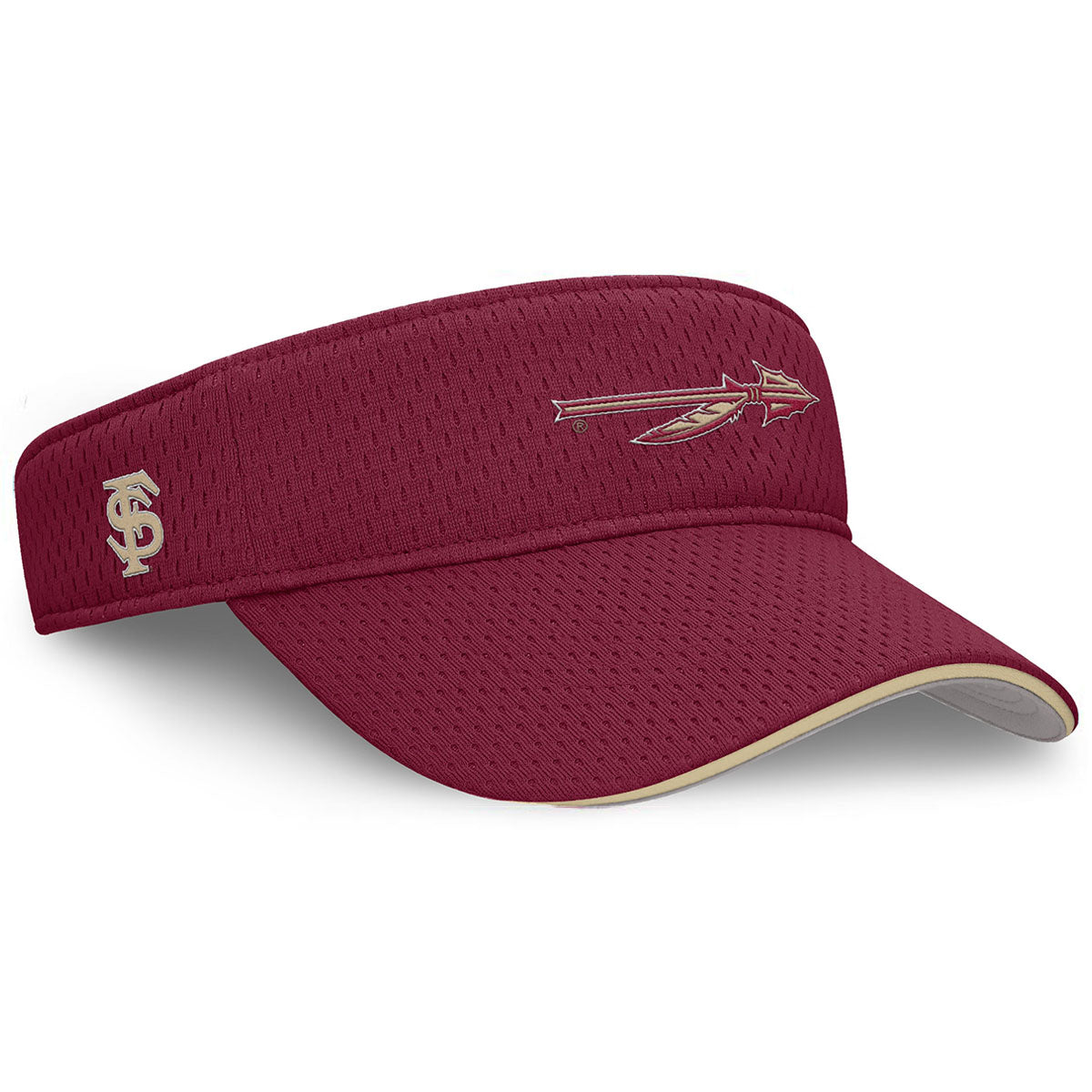 Nike Spear/Interlocking FS Logo Adjustable Softball Ace Visor - Garnet