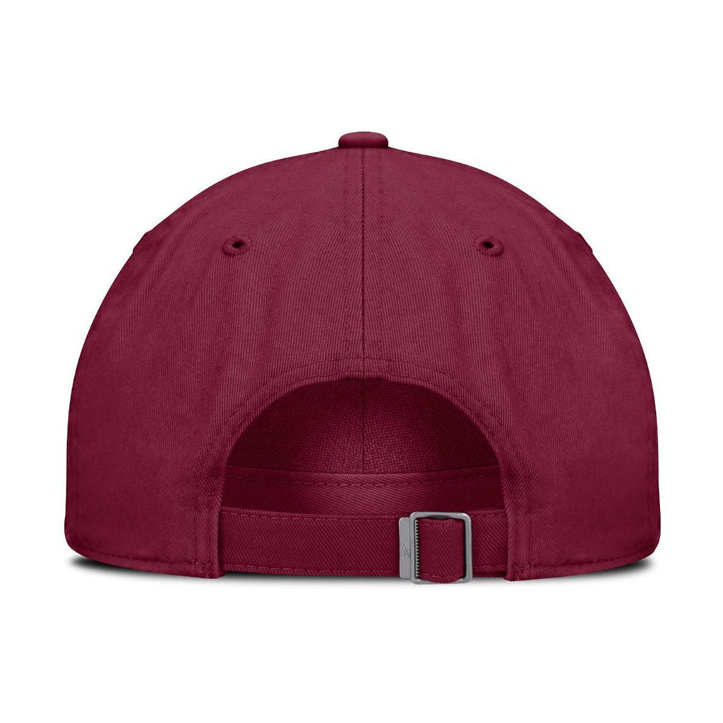 Nike Men's Interlocking FS Homeplate Design Adjustable Club Primetime Hat - Garnet