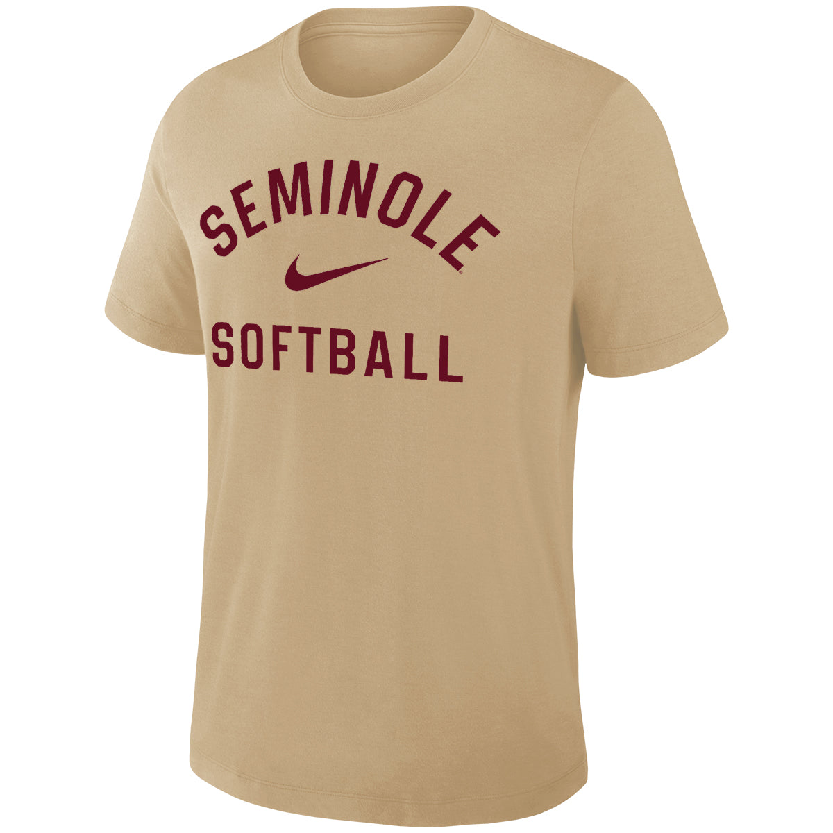 Nike Men's Seminole Softball Dugout Early Work Short Sleeve Tri-Blend T-shirt - Gold