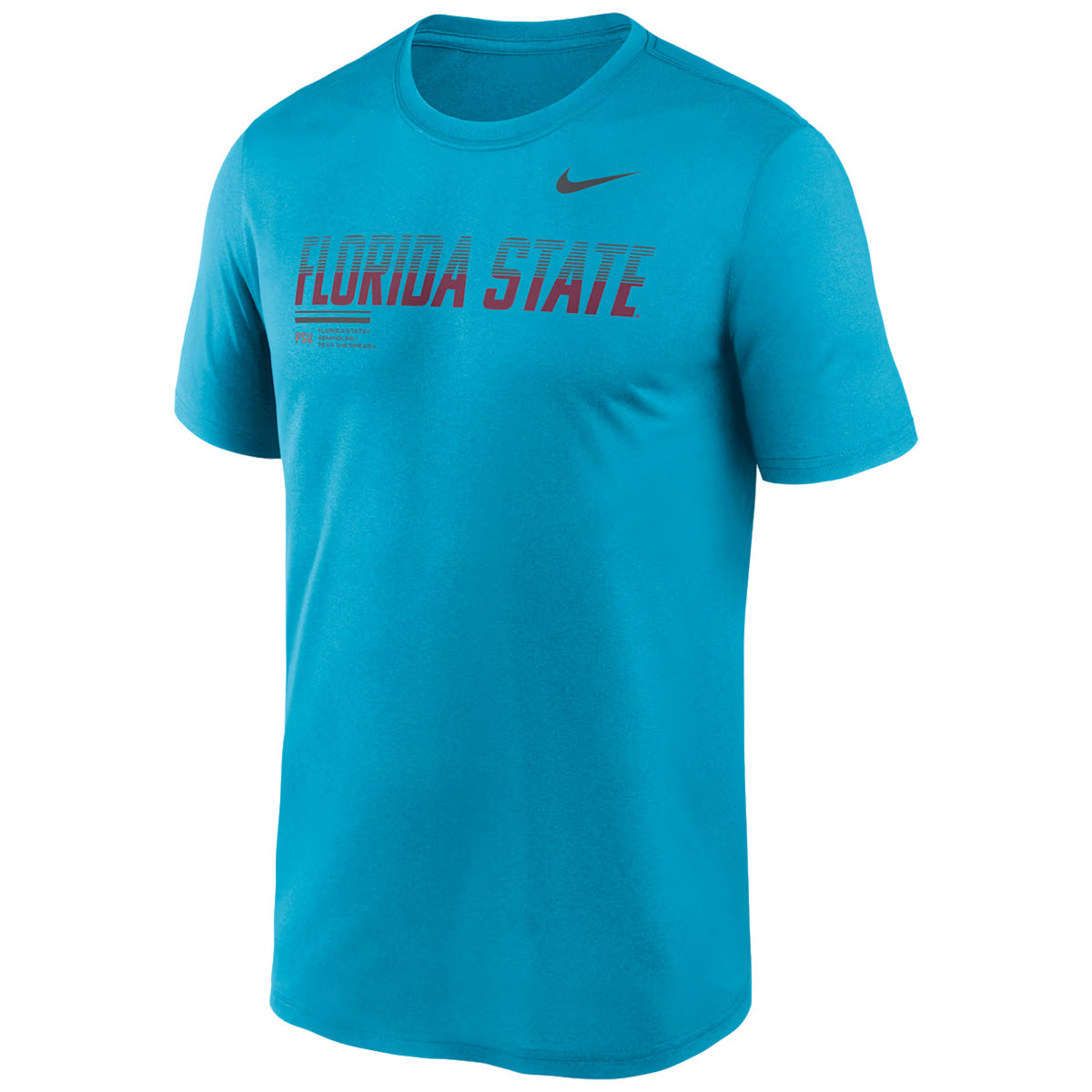 Nike Men's Florida State Design Short-sleeve Dri-fit Legend T-shirt - Turquoise