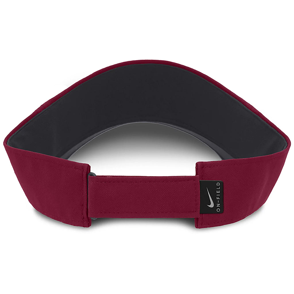 Nike Men's Florida State Adjustable Ace Practice Visor - Garnet