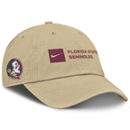 Nike Men's Florida State Seminoles Adjustable Gameday Club Twill Hat - Gold