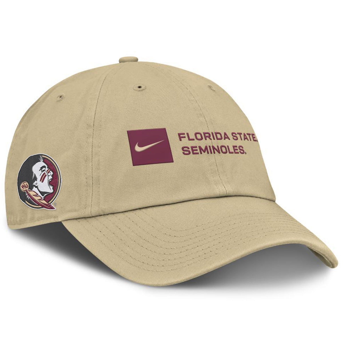 Nike Men's Florida State Seminoles Adjustable Gameday Club Twill Hat - Gold