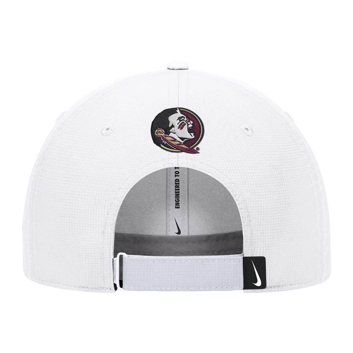 Nike Men's Seminoles Dri-fit Club Primetime Structured Adjustable Cap - White