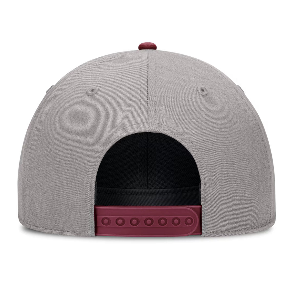 Nike Men's Florida State/Seminole Logo Rise Structured Adjustable Rope Cap - Grey