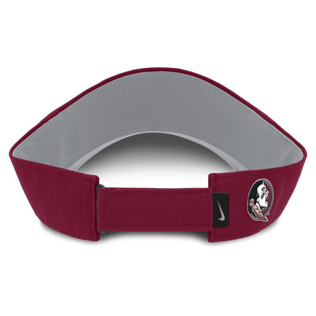 Nike Men's Noles Dri-fit Ace Primetime Visor - Garnet