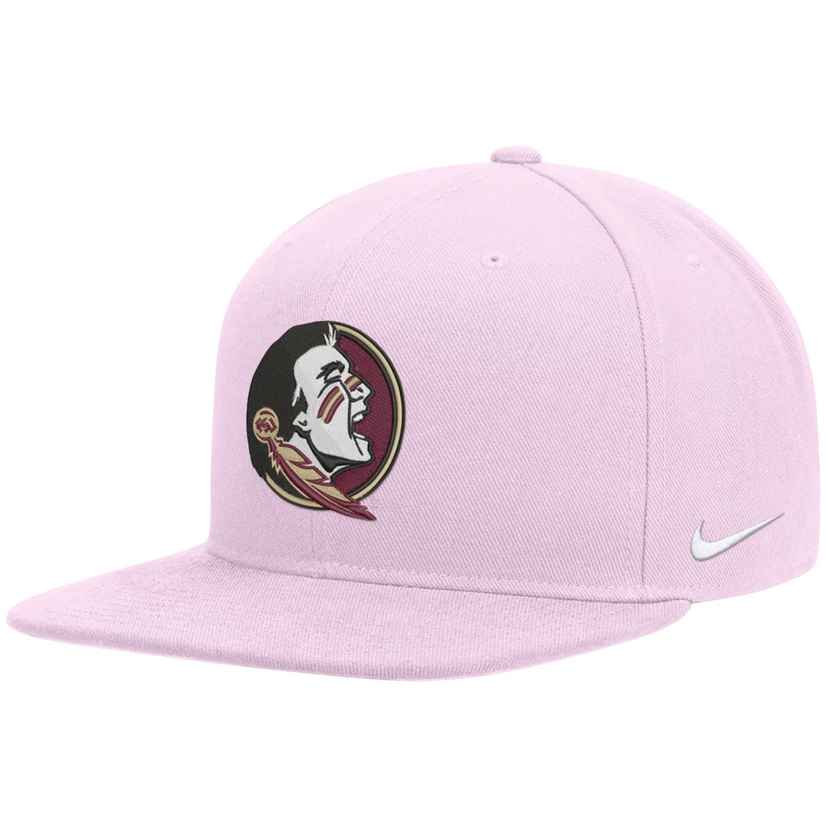 Nike Men's  Seminole Logo Dri-fit Pro CC Snapback Adjustable Hat - Pink