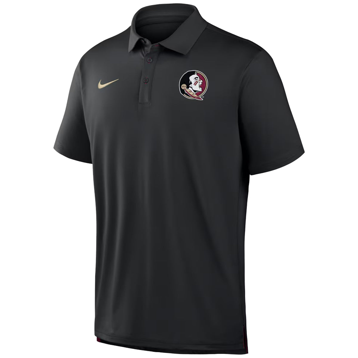 Nike Men's Seminole Logo Dri-fit Tour Polo - Black