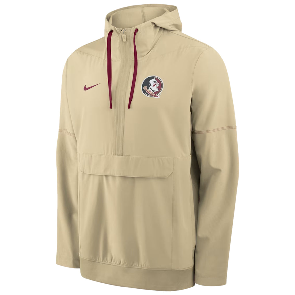 Nike Men's Seminole Logo Anorak Jacket - Gold