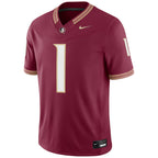 Nike Men's Florida State Limited #1 Football Jersey - Garnet