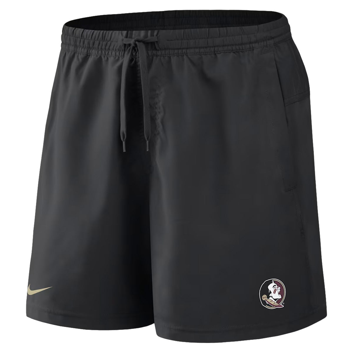 Nike Men's Seminole Logo Primary Logo Form Short - Black