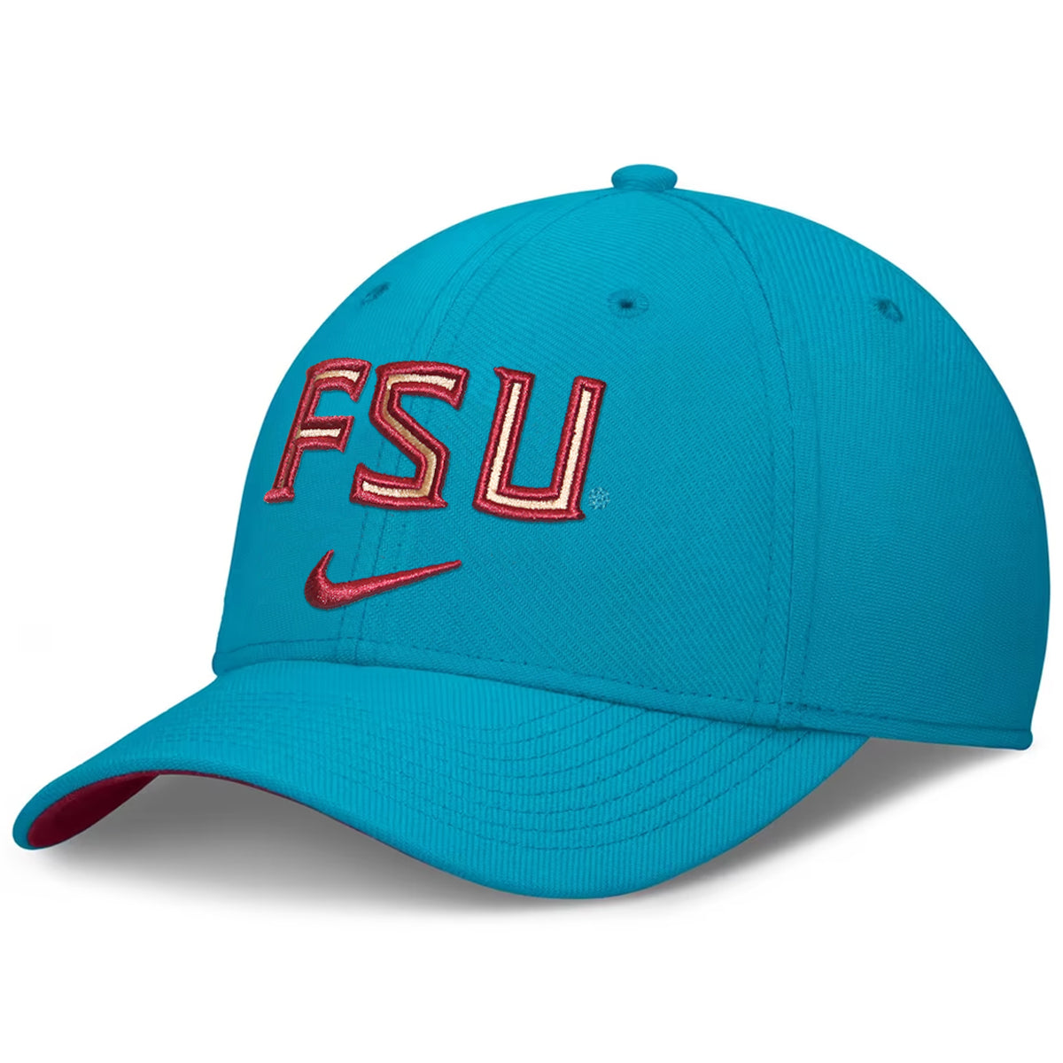 Nike Men's FSU Structured Flexfit Rise Hat - Turquoise