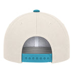 Nike Men's Seminole Logo Pro Snapback Adjustable Hat - Stone/Turquoise