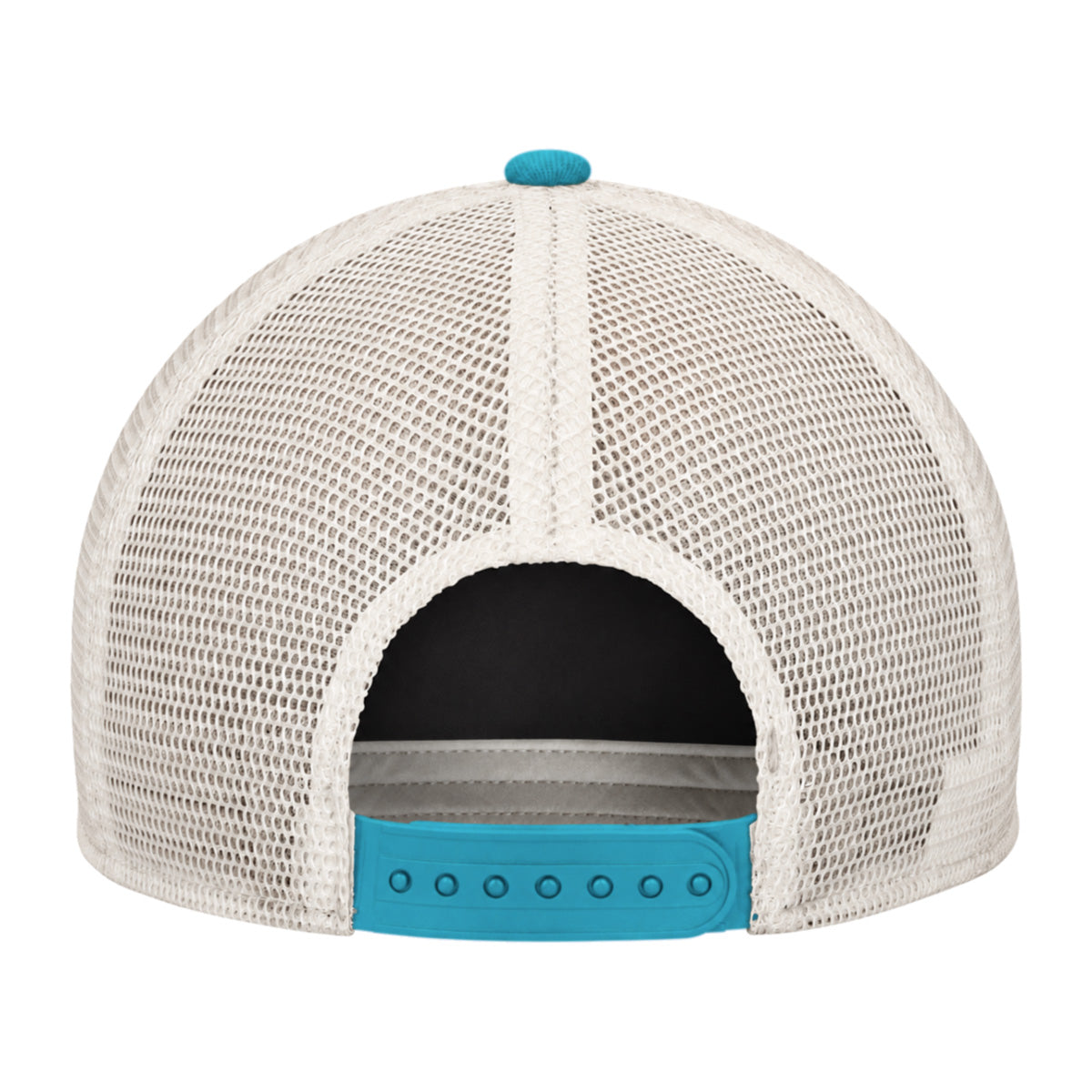 Nike Men's Stacked FSU Rise Structured Adjustable Trucker Hat - Stone/Turquoise