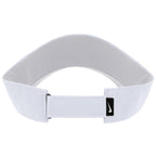 Nike Men's Pink Interlocking FS Adjustable Visor - White