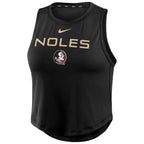Nike Women's Noles/Seminole Logo One Dri-fit Crop Tank - Black