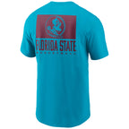 Nike Men's Seminole Logo/Seminoles/Florida State Basketball Dri-fit Cotton Short Sleeve T-shirt - Turquoise