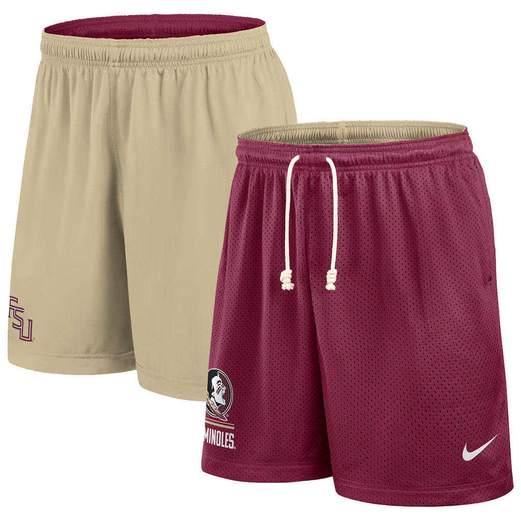 Nike Men's Seminole Logo/Seminoles Dri-fit Reversible Short - Garnet/Gold