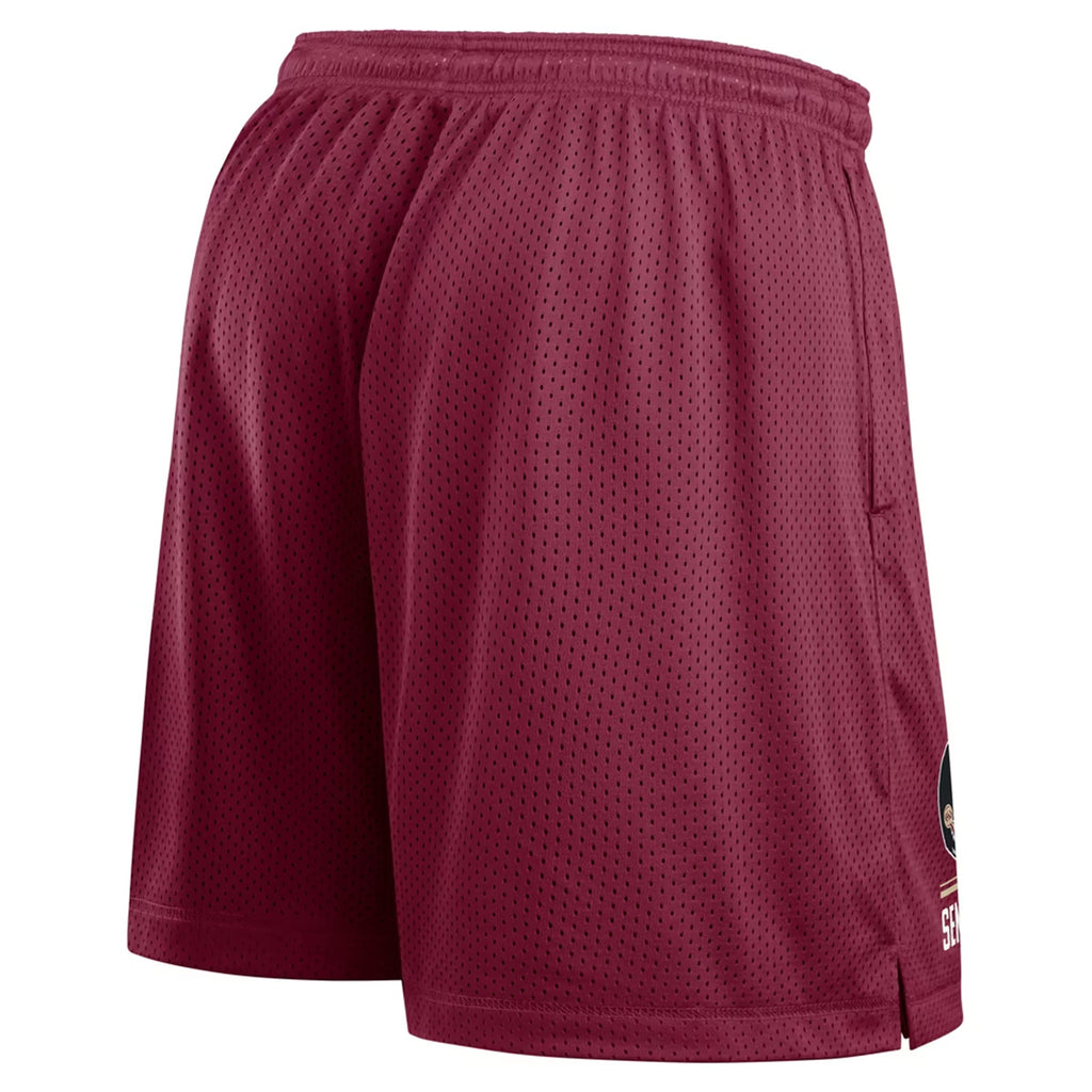 Nike Men's Seminole Logo/Seminoles Dri-fit Reversible Short - Garnet/Gold