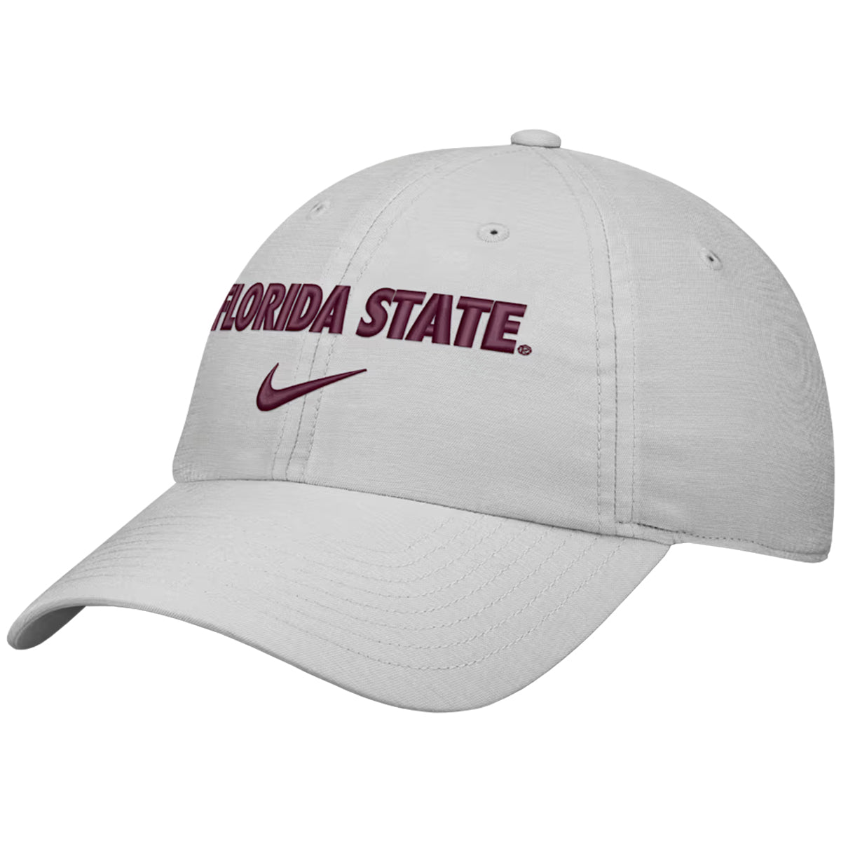 Nike Men's Florida State Adjustable Club Practice Lightweight Hat - Grey