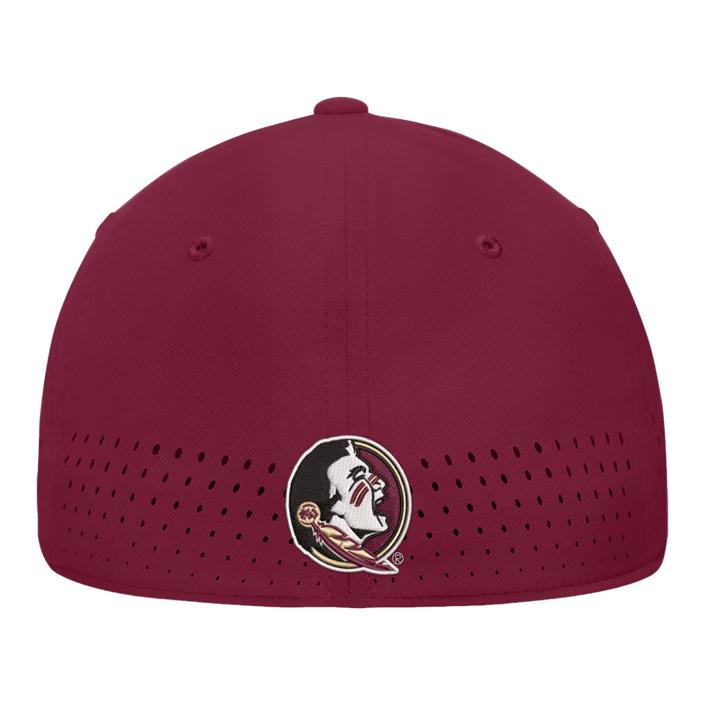 Nike Men's Florida State Dri-fit Club Gameday Aero Bill Swooshflex Hat - Garnet